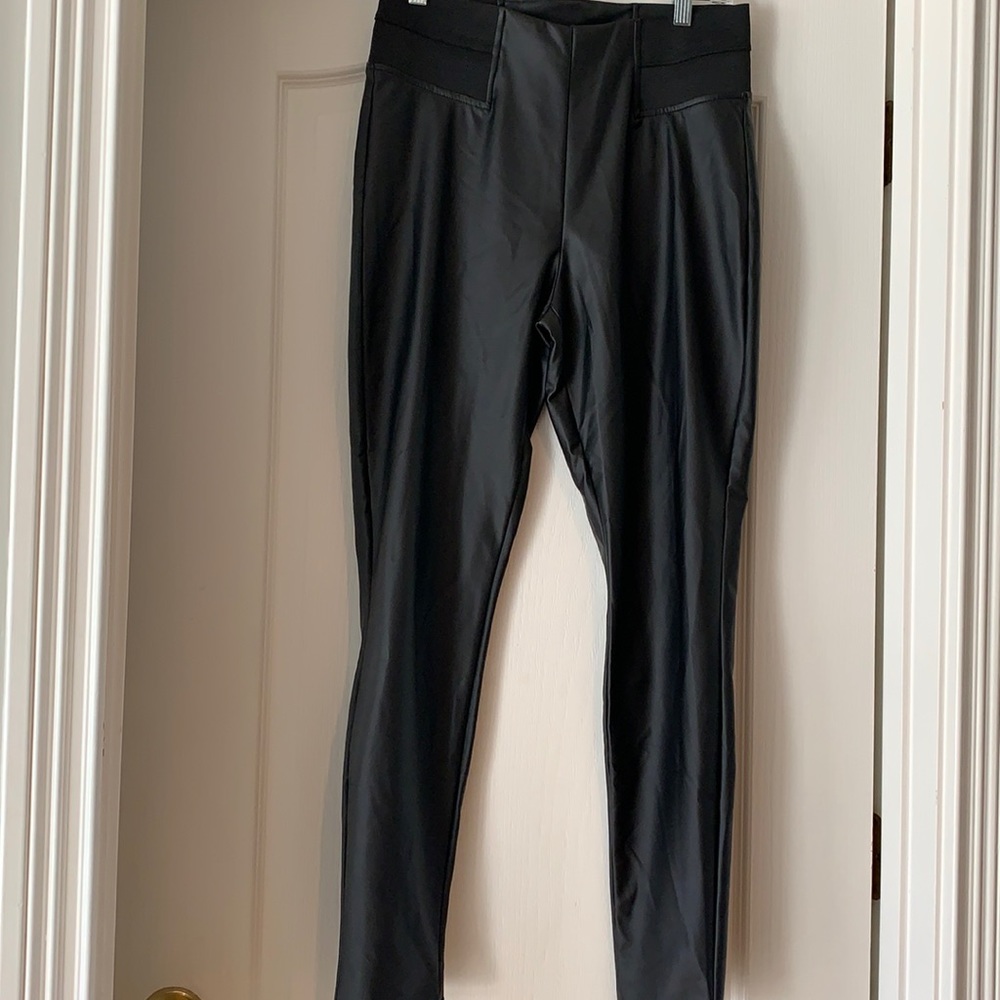 Vera Wang pleather pants